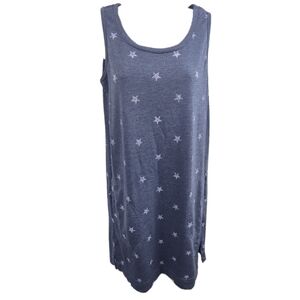 Jane and Delancey Star Terry Cloth Shift Dress Sz S